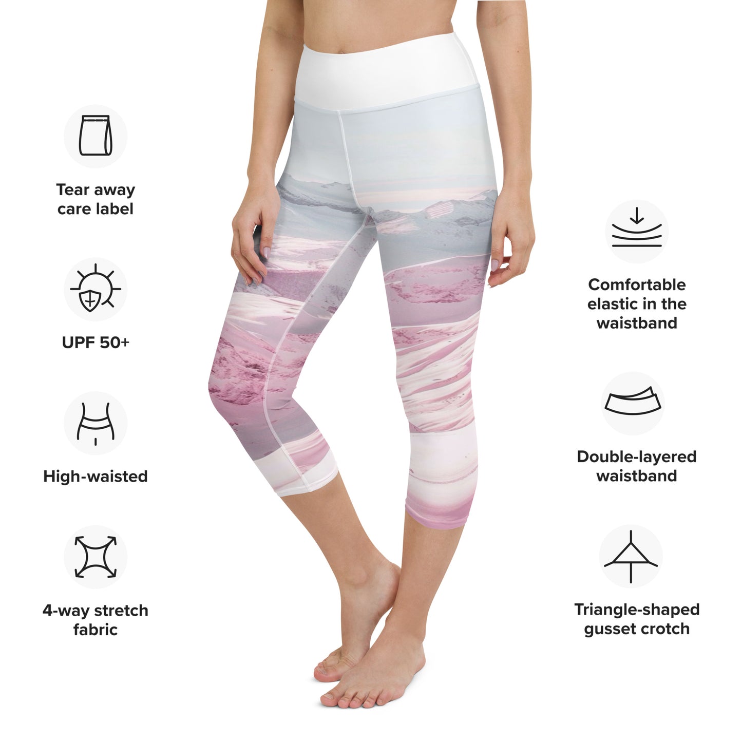 Legging 3/4 Trail PINK MOUNTAIN